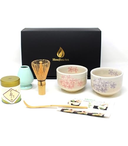 Amazon | 野点籠 上茶道具セット 野点籠：鳥襷緞子 抹茶茶碗：仁清写