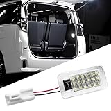 Futwod LED ラゲッジランプ トヨタ アルファード 30系 20系 ヴェルファイア ノア ヴォクシー 70系 ハリアー 60系 エスティマ 50系 RAV4 など適合 ラゲッジ ルームランプ ホワイト ユニット 純正交換 車内 内装 パーツ トランク ルームライト（2個,Aタイプ）