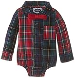 マッドパイ カバーオール ロンパース チェック (6-9ヶ月)
