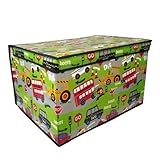 Roadworks Design Jumbo Storage Chests - Size when Assembled : 50cm x 30cm x 40cm (approx.) With Padd