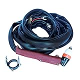 LOTOS CB172 17ft 2 Prong Pilot Arc Plasma Cutting Torch (for LOTOS Plasma Cutter LTP7000 LTP8000) by