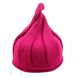 Narashop【韓国子供帽】赤ちゃん 帽子ニット帽子,子供 キッズ帽子 女の子 男の子　新生児帽子/ベビー 帽子 冬　 キッズ、とんがり帽子、クリスマス、サンタ帽子ローズ