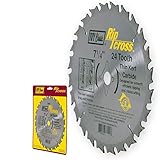 Ivy Classic 36202 Ripcross 24 Tooth Thin Kerf Carbide Circular Saw Blade with 5/8-Inch Diamond Knock
