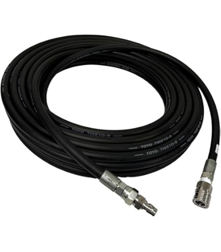 Amazon | 3/8 高圧洗浄ホース 高圧ホース金具(鉄製) 3/8 ワンタッチ