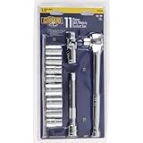 Gearhead GH4256 11pc 1/2 in. Drive SAE & Metric Socket and Ratchet Tool Set [並行輸入品]
