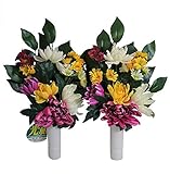 仏花 【光触媒 仏花 アート 一対】 造花