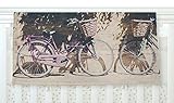 KESS InHouse Laura Evans Pretty Bicycles Brown Green Fleece Baby Blanket 40 x 30 [並行輸入品]