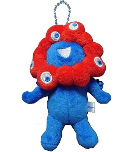 ミャクミャク カバンに付けられるぬいぐるみ