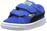 [プーマ] PUMA Suede 2 straps Kids 356274 24 (ストロング ブルー/ブラック/15.0)