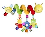 ホットPlush Babyおもちゃ教育新生児モバイル赤ちゃんRattles Toys for KidsカラフルCaterpillar Baby Strollerおもちゃhanging-multicol
