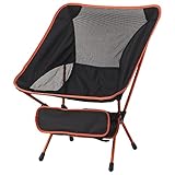 アイリスプラザ チェア レジャー アルミ M オレンジ 耐荷重120kg