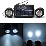 FEIFEIER Garden Light Out Door Lamp Pool Pond Spot Lamp Light Waterproof Solar Energy Powered LED Sp