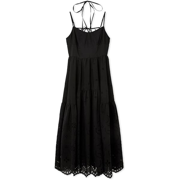 セルフォード ホールドカラーフレアドレス　ワンピース　ブラック 36 Amazon.co.jp: [セルフォード] ホールドカラーフレアドレス