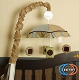 GEENNY Musical Mobile For Boutique Baby Boy Artist 13 PCS Crib Bedding Set by GEENNY [並行輸入品]