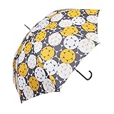 ローズ産業 サボイ 60cm 片手で楽々 ワンタッチ ジャンプ傘 バルーン オレンジ37604214