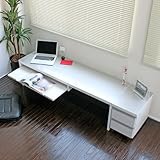 【予約販売6月上旬入荷予定】パソコン デスク ロー 座卓 鏡面 シルバー&ホワイト JS122SWT