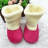 WIN 赤ちゃん ベビーフィート ルームシューズ ファーストシューズ 無地柄 ベビー用品 出産祝い　赤ちゃん 無地柄 ベビー用品 出産祝い ちよちよ歩き 靴子供用 歩行サポート 防寒対策　ルームシュー