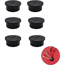 thumbnail image 2 of ABS Desk Cable Ports Uxcell 4-Pack Cable Hole Covers - 2.4"/60mm ABS Desk Grommet For Cable Management, White Uxcell 2.4 Inch ABS Desk Cable Grommets For Wire Management 2 of 9