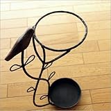 傘立て おしゃれ アンティーク シンプル かわいい 鳥 アイアン傘立て ウッドバード [kan7301]