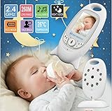 ベビーモニター 監視カメラ＋リモコン付きなモニターセット　双方向音声通信ナイトビジョン メロディ再生 / デジタル方式 / 温度表示 ベビーカメラ 監視カメラ 無線 Baby monitor