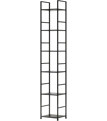 Amazon｜VITTSJÖ シェルフユニット, ブラックブラウン, ガラス