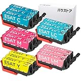 バウストア EPSON SAT-6CL サツマイモ 互換インクカートリッジ ブラック以外 15個セット EP-712A EP-713A EP-714A EP-715A EP-716A EP-812A EP-813A EP-814A EP-815A EP-816A