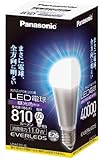 パナソニック LED電球(E26・全光束810lm・電球60W形相当・消費電力11.0W・昼光...