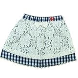 CHILD CHAMP(チャイルド チャンプ) レース×ギンガム格子スカート 110cm /ネイビー NO.C-86151405