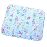 Prettyia 赤ちゃん　おむつ取替えマット　防水パッド　通気性　柔らかい　2色選べ - 青