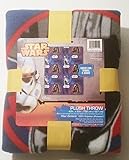 Star Wars Darth Vader & R2d2 Plush Throw Blanket [並行輸入品]