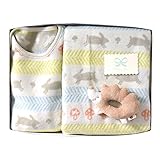 ホッペッタ Hoppetta ラパンラパン 綿毛布+綿毛布スリーパー がらがら ギフトセット 8890