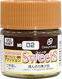 GSI クレオス(GSI Creos) クラッシーアンドドレッシー アクリジョン スイーツカラーシリーズ ほんのり焦げ目 つや消し 10ml ホビー用塗料 ND02