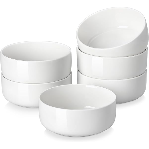 Over&back Stackable Cereal Bowl Set – 4 Stoneware Bowls, 25oz, Semi-Matte Black, Dishwasher & Microwave Safe - View #12