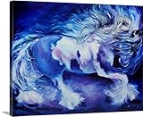 Marcia Baldwinプレミアムシックラップキャンバス壁アート印刷題名My Gypsy Vanner Thrill 30" x 24" 2522671_24_30x24_none