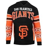 MLB Bigロゴフード付きセーター M ブラック