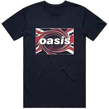 oasis Tシャツ Logo Navy XLサイズ ROCK OFF 【公式新品】OASIS - GLOBE LOGO NAVY BLUE オアシスTシャツ