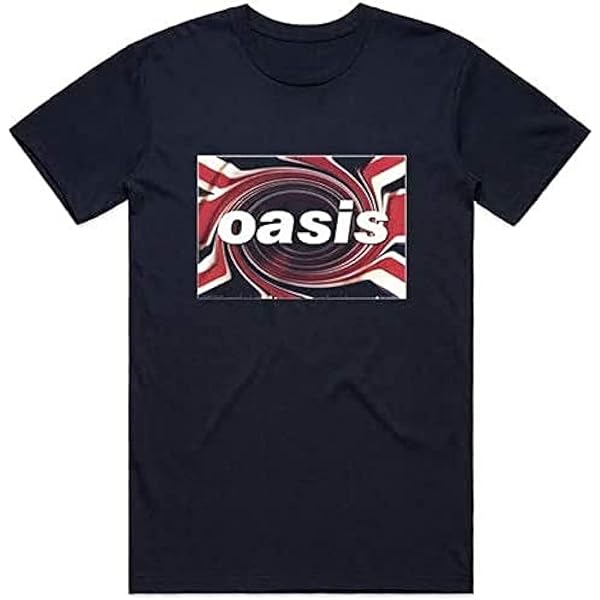 Amazon | [Oasis] T Shirt Union Jack Band Logo 新しい 公式