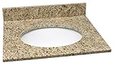 デザインハウスGranite化粧台トップ/ボウル、ベネチアゴールド 25-Inch by 22-Inch 552406 1
