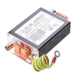 P Prettyia 保護用　3 in 1雷防護装置 BNCビデオ+ RS485 データ+ DC電源避雷器　サージ保護