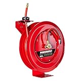Powerbuilt 642228 Auto Retracting Air Hose Reel with 3/8" x 50' Hose [並行輸入品]