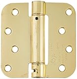 Deltana DSH4R53/4 Single Action Steel 4-Inch x 4-Inch x 5/8-Inch Spring Hinge [並行輸入品]