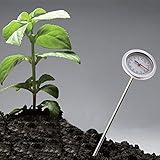 AWHAO　土壌ダイレクト　温度テスター　土壌温度計　金属測定器　0℃～120℃　農業　栽培　家庭菜園など適用