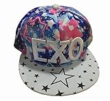 韓流大人の野球帽ヒップホップハット刺繍入りソフトフラットキャップ（スター）