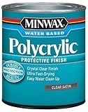 Minwax 23333 Satin Polycrylic Protective Finishes, 1/2 Pint [並行輸入品]