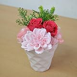 〔エルフルール〕プリザーブドフラワー アレンジメント カラー：レッド×ピンク ブリザードフラワー 花 プレゼント
