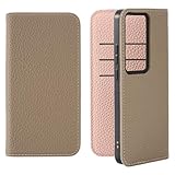 HanaRo OPPO Reno11 A ｸﾞﾚｰ×ﾋﾟﾝｸ スマホケース Reno11Aケース 手帳型 くすみカラー