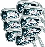 PFT X9 High Moi Extreme 9 アイアンセット ゴルフクラブ カスタムメイド 右手 硬い S フレックススチールシャフト コンプリート メンズ アイアン 超寛容 OS オーバーサイズ ワイドソール Ibrid Club