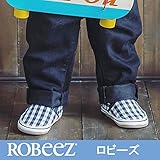 ロビーズ 本革ベビー靴 ソフトソール APMAアメリカ足病学協会認定の赤ちゃん靴 ファーストシューズ ベビーシューズ ベビー靴 室内履き 保育園 上靴 18-24mos Liam Black/Whit