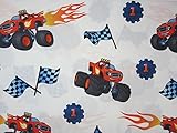 Blaze and the Monster Machines High Octane (FLAT SHEET ONLY) Size TWIN Boys or Girls Kids Bedding [並