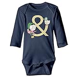 Kamifa カミファ サラとダックン 七五三 プレゼント 長袖ボディースーツ ベビー服 ジャンプスーツ 赤ちゃん クール Navy 12 Months